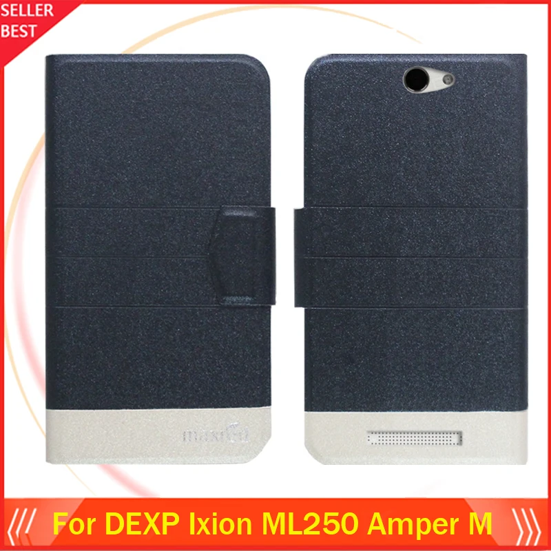 5 цветов Лидер продаж! Кожаный чехол DEXP Ixion ML250 Amper M Чехол для телефона Роскошный