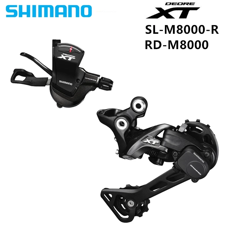 Набор Groupset SHIMANO DEORE XT M8000 SL ALAVANCA + DESVIADOR TRASEIRO MTB 11 velocidade RD GS SGS|deore xt|xt m8000shifter lever |