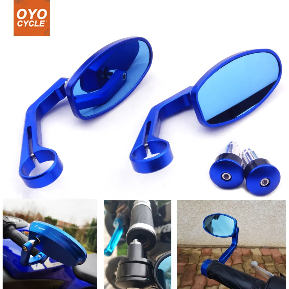 Мотоциклетные боковые зеркала 22 мм руль зеркало заднего вида для Yamaha MT 07 09 03 YZF R1 R3