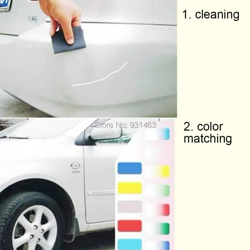 Профессиональная ремонтная ручка для ремонта царапин, черная и белая для Chevrolet hyundai VW Mazda Toyota, Универсальная автомобильная краска для ремонта
