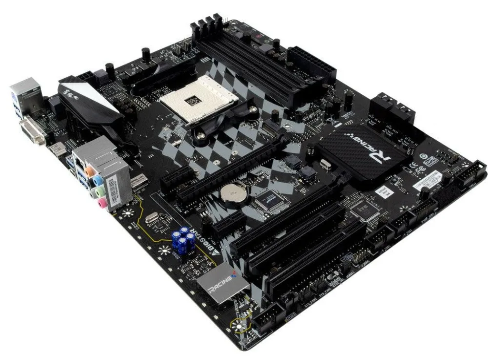 BIOSTAR B350GT5 AM4 материнская плата b350 M.2 поддержка RYZEN 1700 1600X