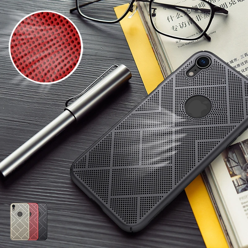 NILLKIN легкий тепловыделения рассеивания чехол для телефона iPhone X/XS/XR/XS Max воздуха