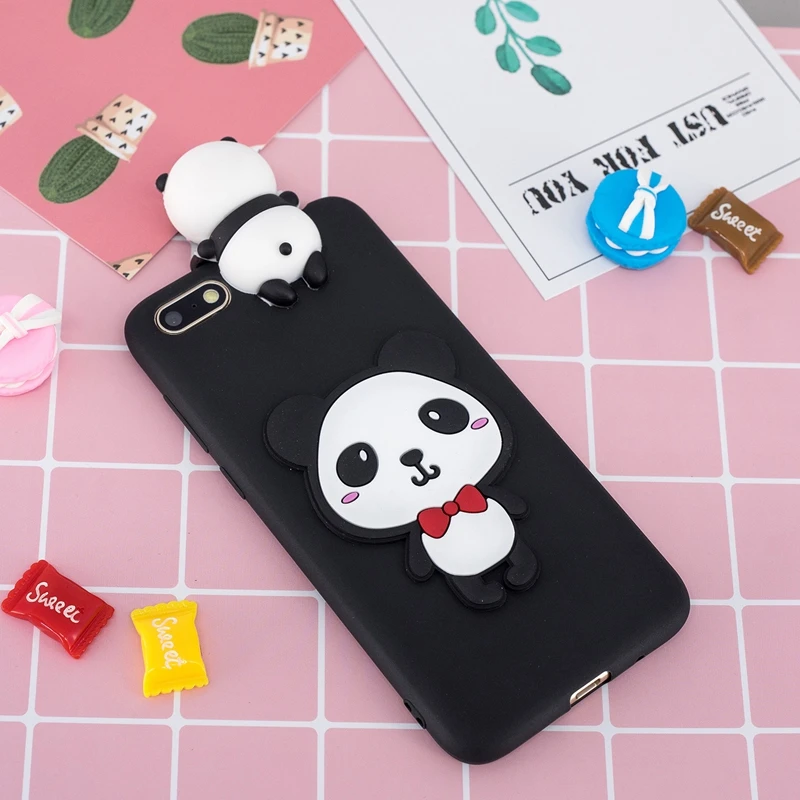 3D Cartoon Case For Honor 7S 7A 5.45&quot Unicorn Toys Silicone Back Cover Huawei Y5 Prime 2018 | Мобильные телефоны и