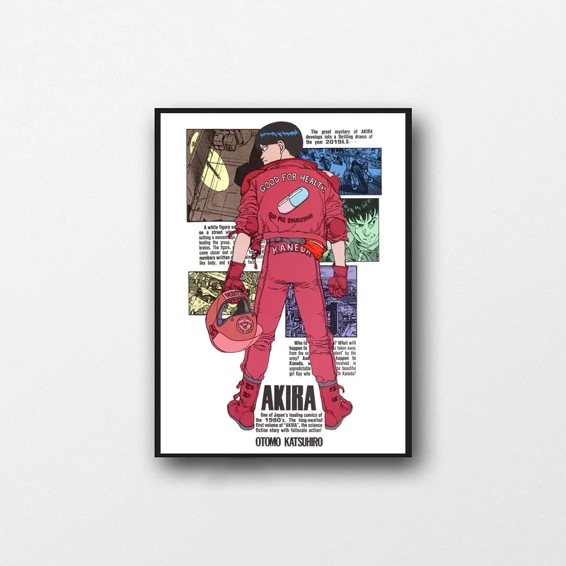 Akira постер японское аниме холст Художественная печать настенные картины для