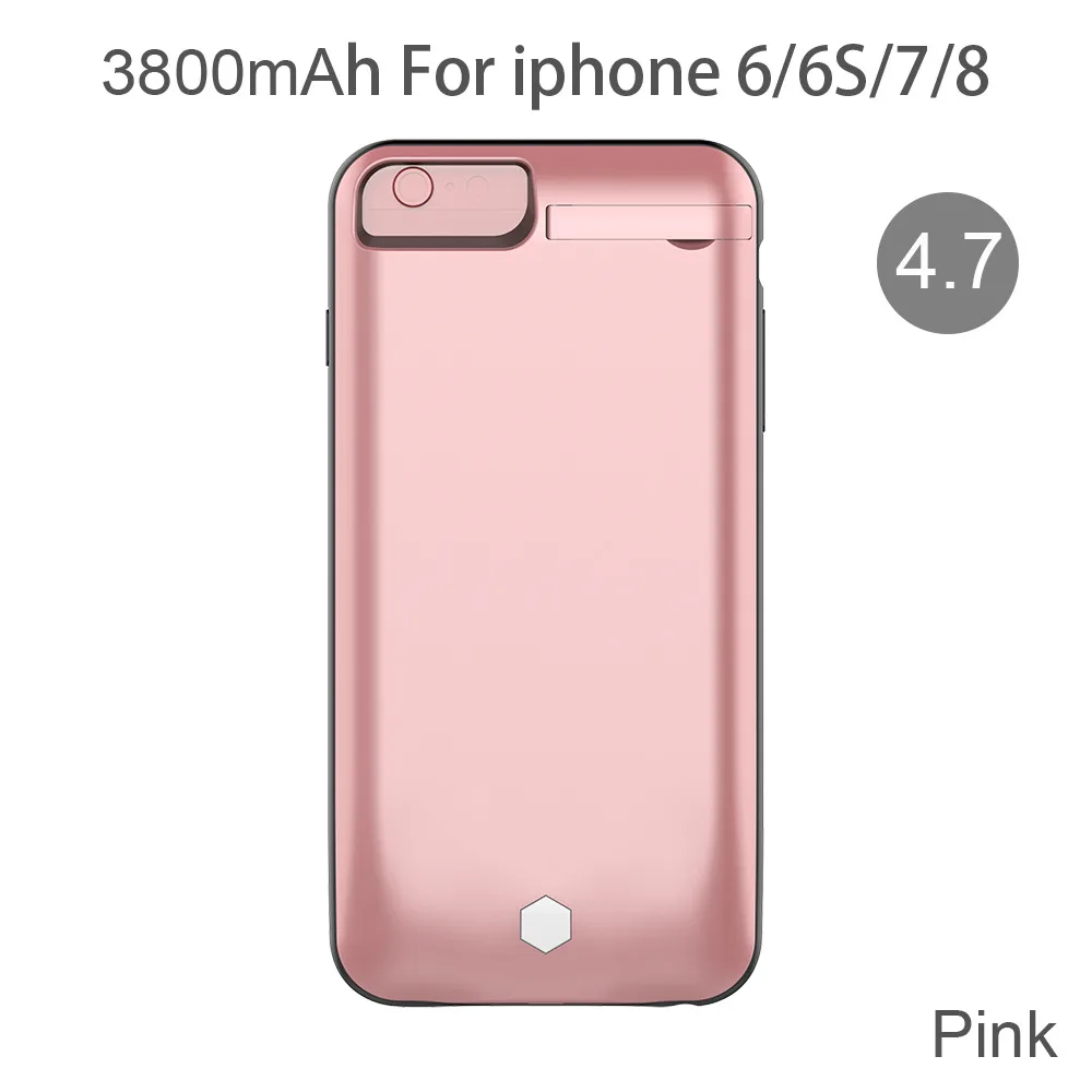 3800mAh for 4.7 XGODY 4800 мАч чехол для резервного зарядного устройства для Apple iphone 6 6s 7 8 чехол для внешнего аккумулятора для iphone 4,7 5,5 Plus чехол для внешнего аккумулятора - Цвет: 3800mAh for 4.7