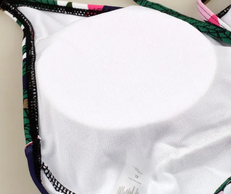 2016 Ретро Племенной тотемный принт цельный купальник женский монокини с вырезами