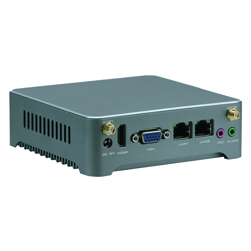 Barebone планшетный ПК J1900 мини-ПК, двойной Ethernet USB3.0 поддержка wifi 3g мини четырехъядерный Nano PC N3