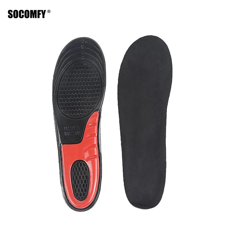 SOCOMFY силиконовые гелевые спортивные стельки массажные противоскользящие мягкие