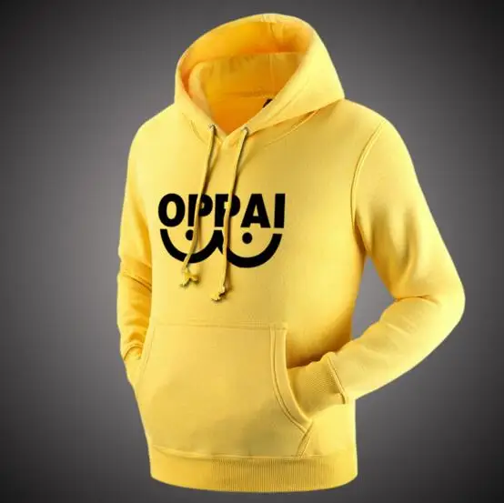 Толстовки с принтом и надписью One Punch Man Сайтама сенсей Oppai аниме косплей толстовки