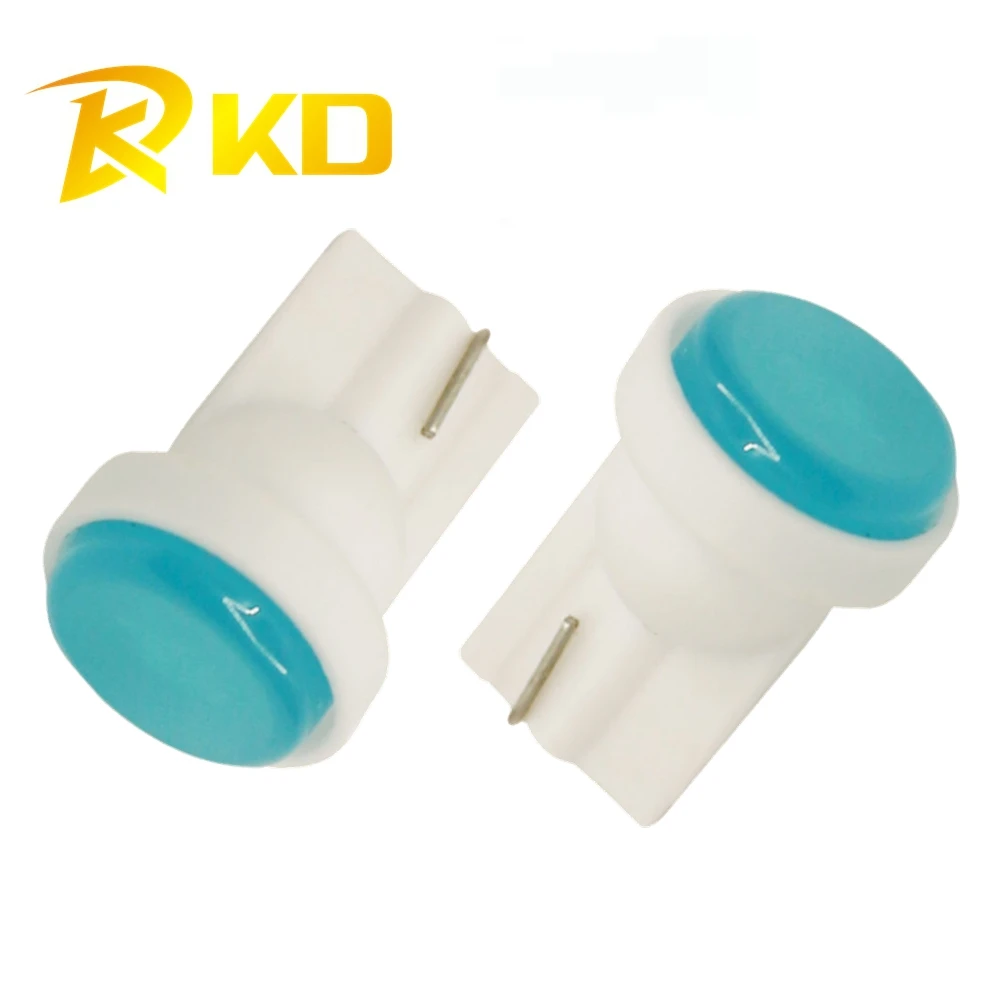 KD 100 шт. внутренсветодиодный лампа для автомобиля T10 COB W5W 168 с клиновидным цоколем