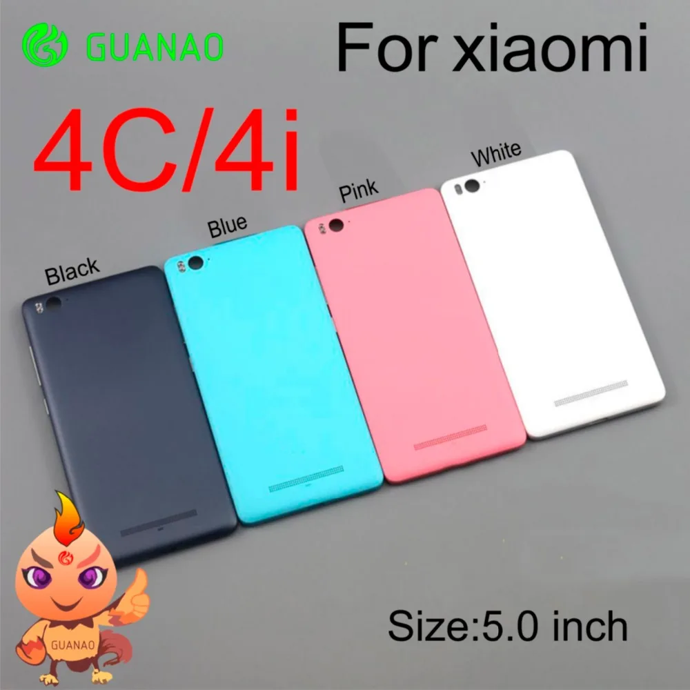 Для 4C 4i для Xiaomi M4c Mi чехол аккумулятора телефона защитная задняя крышка Подходит