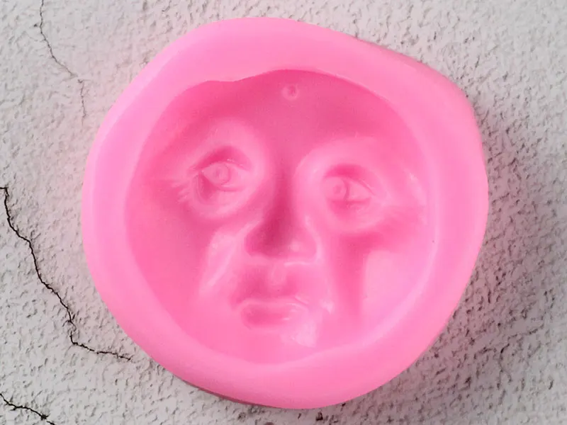 3D Moon Face инструменты для приготовления пищи Силиконовые Формы Торт Шоколадные конфеты для приготовления желе и выпечки Плесень инструменты для украшения тортов из мастики