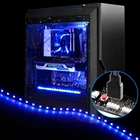 Светодиодная лента RGB 5050 SMD для подсветки ПК, чехол для материнской платы, 12 В, 4 контакта