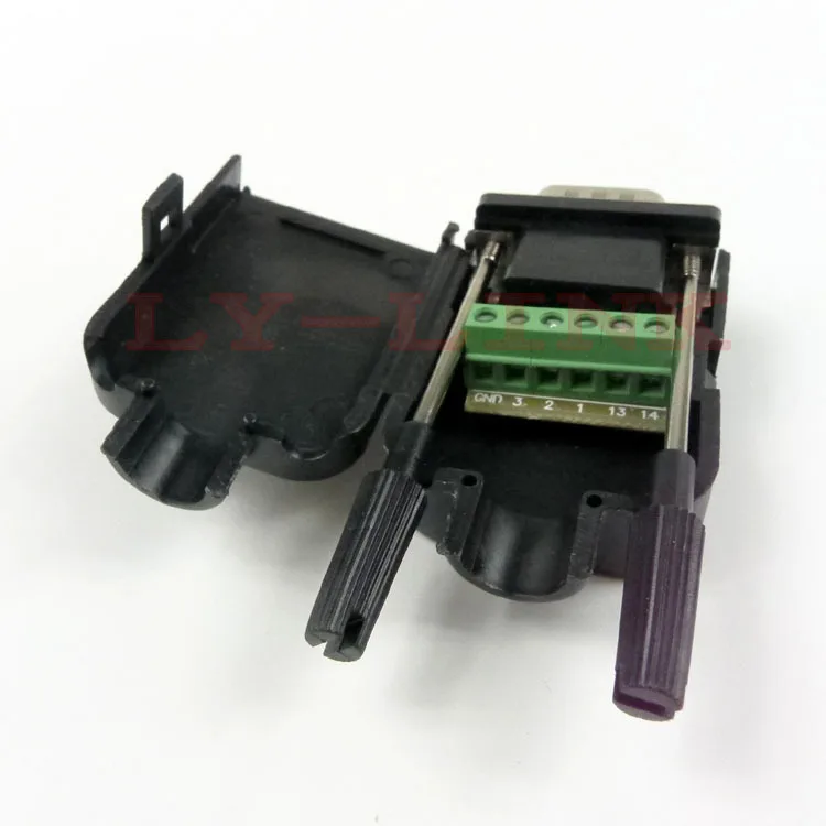 3 + 2 штекера VGA боковые винтовые разъемы для поддержки кабеля DIY|vga cable screws|connector