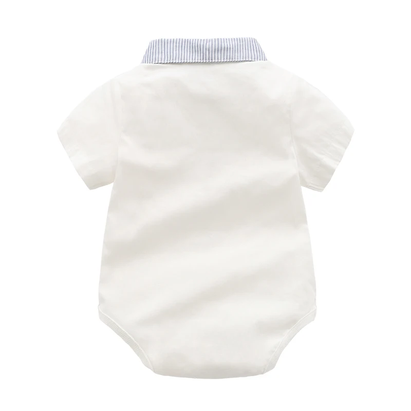 Летний красивый костюм для новорожденных мальчиков 3-18 месяцев светло-голубые