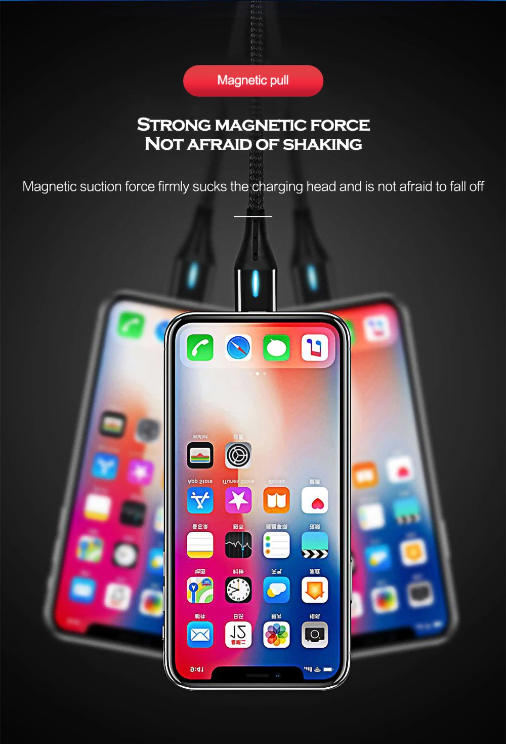 Магнитный супер быстрый зарядный кабель 5A для huawei P30 Pro, Магнитный зарядный кабель USB C для передачи данных type C для huawei Mate20 P20