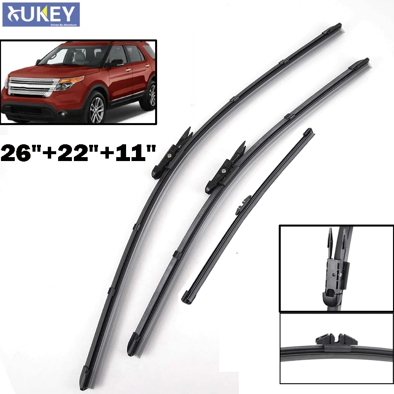 Xukey стеклоочистители для Ford Explorer 26 &quot22&quot 11 &quot2011 2012 2013 2014 2015 2016 2017 Лобовое Стекло