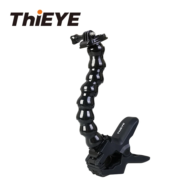 Thieye челюстей Flex Clamp Mount+ 8 смежных Регулируемый s-образный для экшн-Камеры Gopro Hero/7/6/5/4/3 xiaoyi Экшн-камера eken H9R sjcam thieye для экшн-камеры