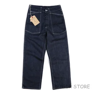 Мужской джинсовый комбинезон Bronson, свободные прямые рабочие штаны в стиле армии США, CCC, Dungaree, 1930