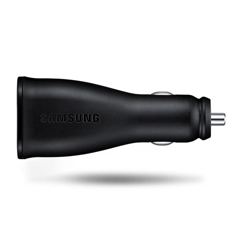 Автомобильное зарядное устройство Samsung двойной USB быстрый адаптер Micro Type C кабель