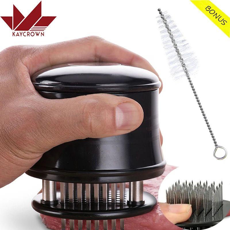 

New Profession Stainless Steel Meat Tenderizer with 56 Blades Needle for Steak Pork Beef in Kitchen Accessories Coonking Tools