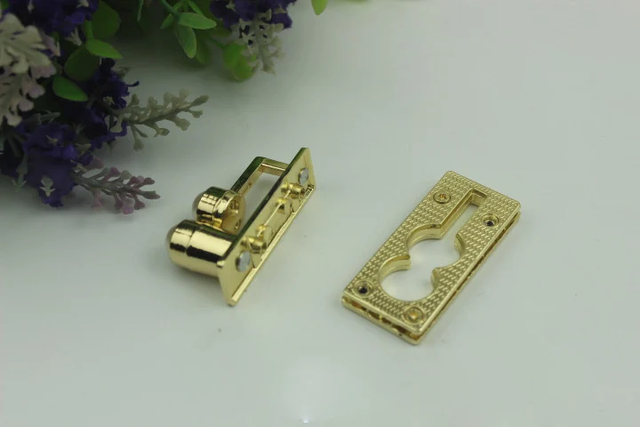 10 шт./лот фурнитура для чемоданов аксессуары Включите Lock замками DIY кожаная сумка мешок металла оборудования Элегантные новые аксессуары, сумки