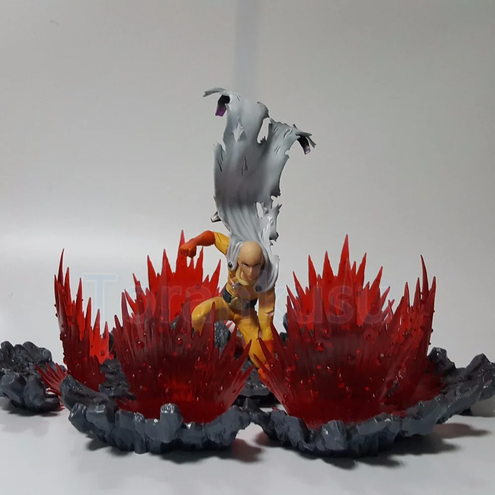 One Punch Man экшн фигурка Saitama Sensei Power Up сцена DIY Набор игрушек Аниме ONE PUNCH MAN модель