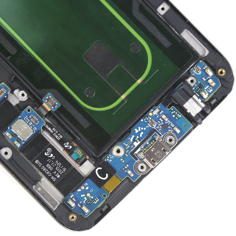 100% Протестировано для Samsung S6 Edge Plus ЖК дисплей с рамкой сенсорным экраном в сборе