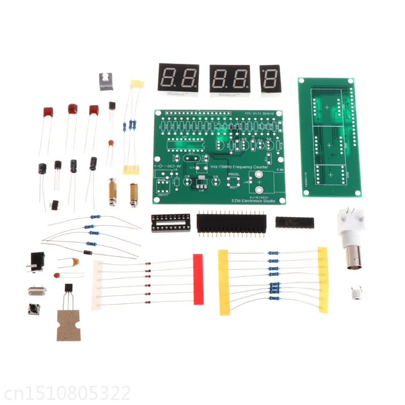 1-75 Гц МГц счетчик частоты 7-9 V 50mA DIY Kit частотомер модуль метр тестер