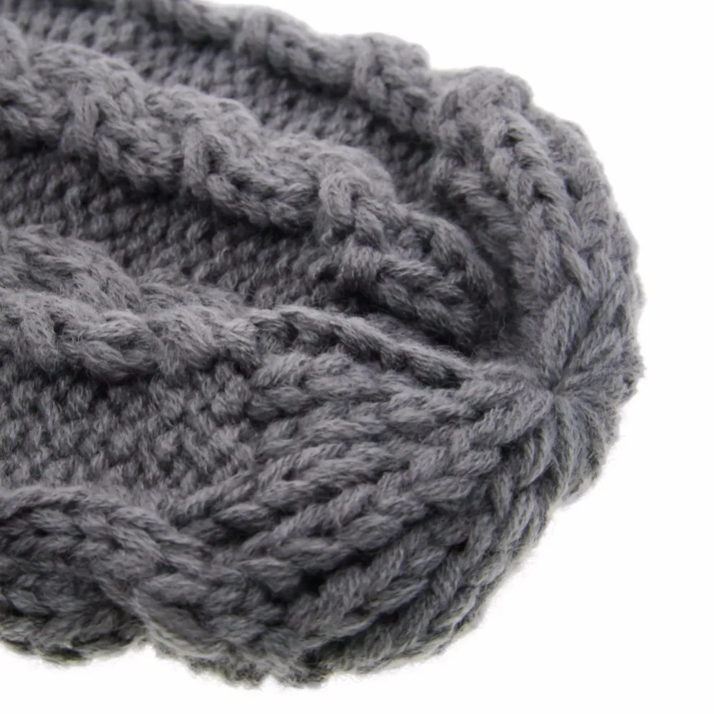 2019 Toddler Kids Girls Boys Baby Winter Warm Crochet Knit Hat Newborn Ski Beanie Pom Tassels Cap Christmas Gift | Детская одежда и