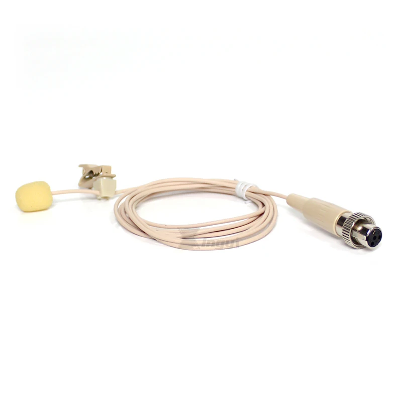 Зажим для галстука Петличный Микрофон XLR 4 Pin TA4F ошейник Для MIPRO беспроводной