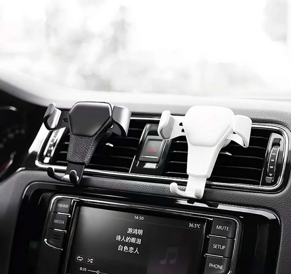 ACCEZZ портативная гравитационная автомобильная подставка для телефона, вентиляционное отверстие, вращение на 360 градусов, для iphone X XS, Xiaomi, samsung, Автомобильный кронштейн