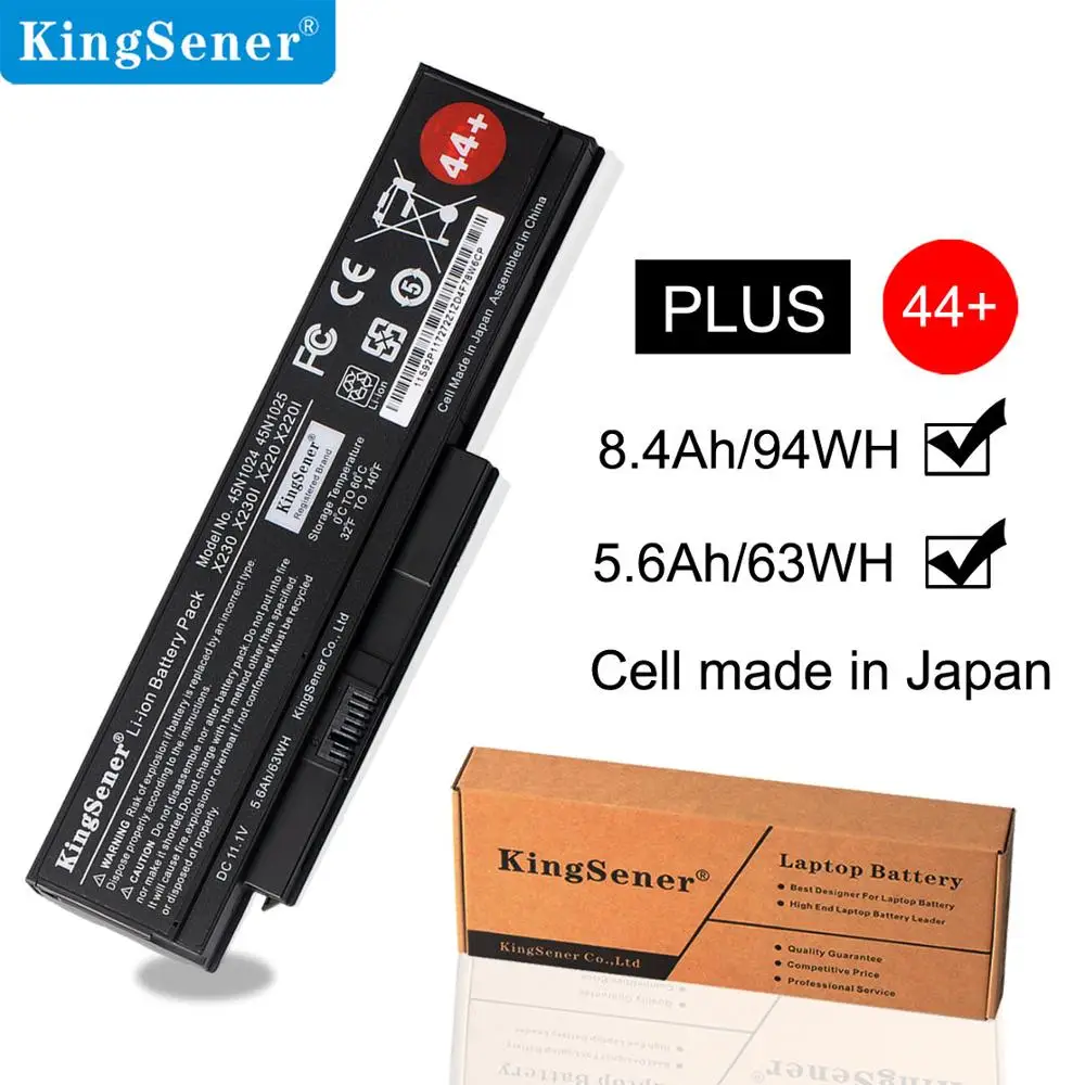 KingSener ноутбука Батарея для lenovo Thinkpad X230 X230I X230S 45N1024 45N1022 45N1023 45N1029 45N1033 5.6Ah/63WH 44
