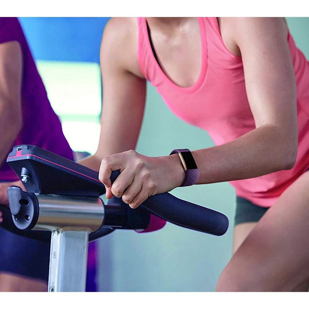Ремешок силиконовый для умных часов Fitbit Charge 3 мягкий сменный Браслет разные цвета