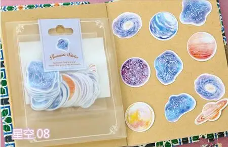 8 70 шт./упак. DIY Kawaii Сердце Звезда цветок Декоративные наклейки для дневника альбом Скрапбукинг Симпатичные стикеры школьников - Цвет: 8