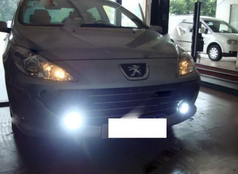 2008 ~ 2012 y автомобильный бампер головной светильник для Peugeot 307 туман автомобильные