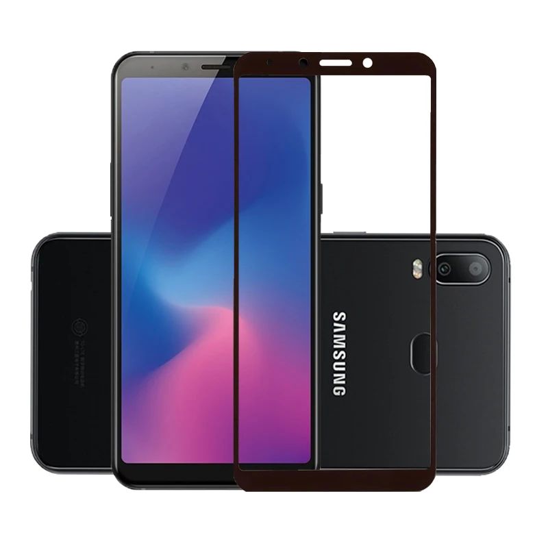 

Закаленное стекло премиум-класса для Samsung Galaxy A6S, Защитная пленка для экрана с полным покрытием для Samsung A6S, 75 шт./лот 2.5D
