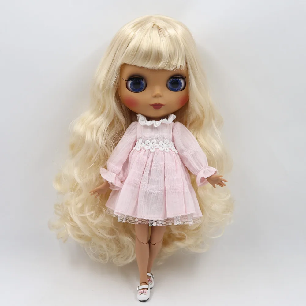 Кукла ICY DBS Blyth BL136/340 30 см Обнаженная с золотым волосом шарнирное тело для куклы 1/6