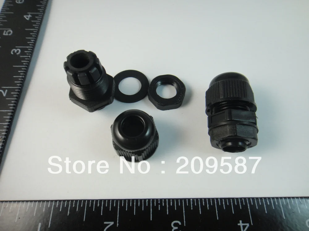 20 шт. водонепроницаемый Соединительный кабельный сальник M22 x 1 5|connector tube|connector