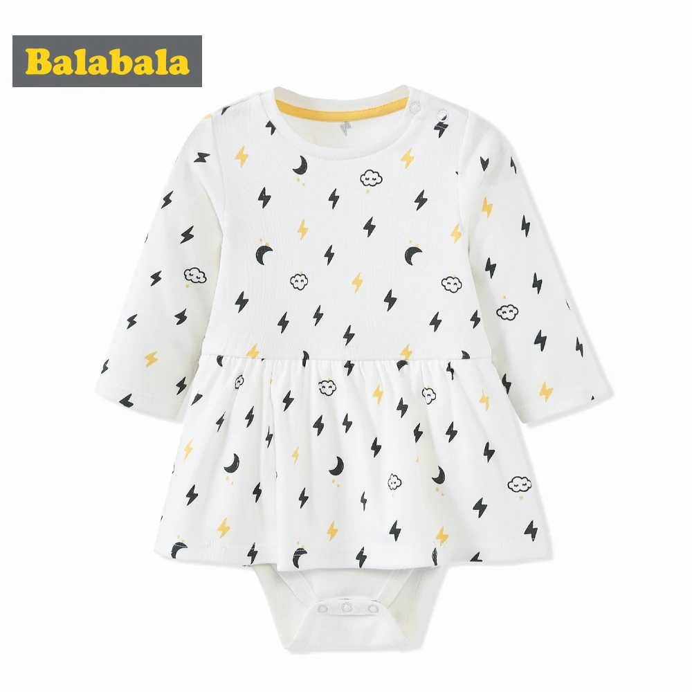 Balabala/цельнокроеный костюм для новорожденных комбинезон маленьких девочек