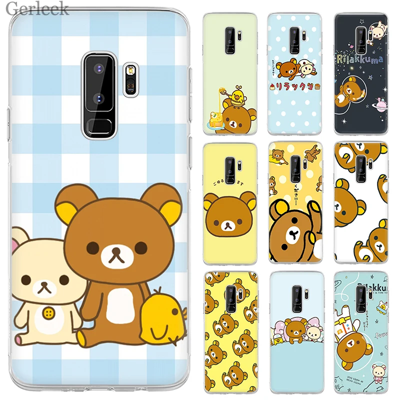Rilakkuma чехол для телефона Samsung Galaxy A5 A6 A8 J3 J5 J7 2015 2016 2017 2018 | Мобильные телефоны и