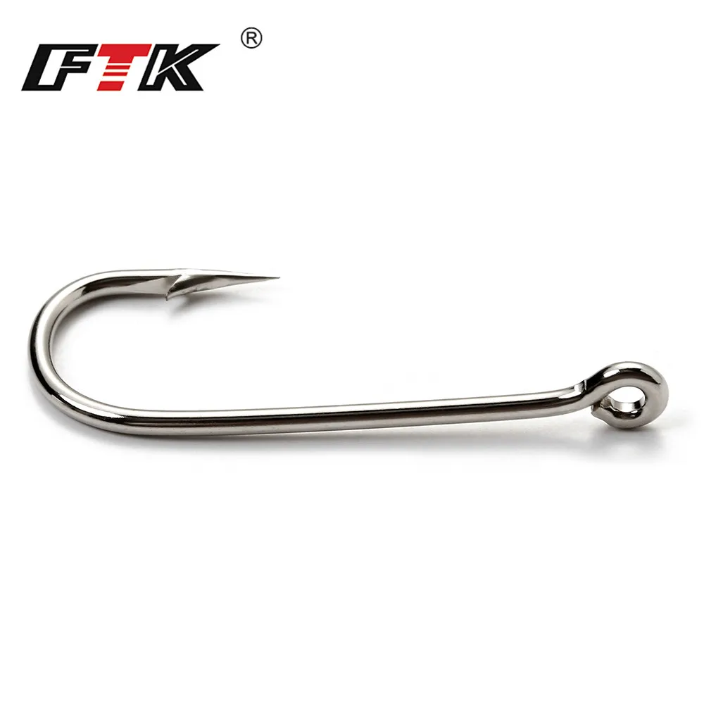 FTK 2335 100 шт./лот круглые крючки 10#-20# крючки из Норвегии для ловли карпа Anzol рыболовные снасти