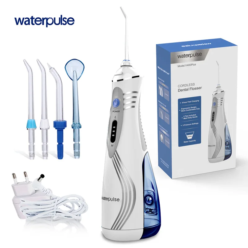 Waterpulse V400P Oral Irrigator Electric Rechargeable Portable Dental Teeth Cleaning Floss Water Jet | Бытовая техника