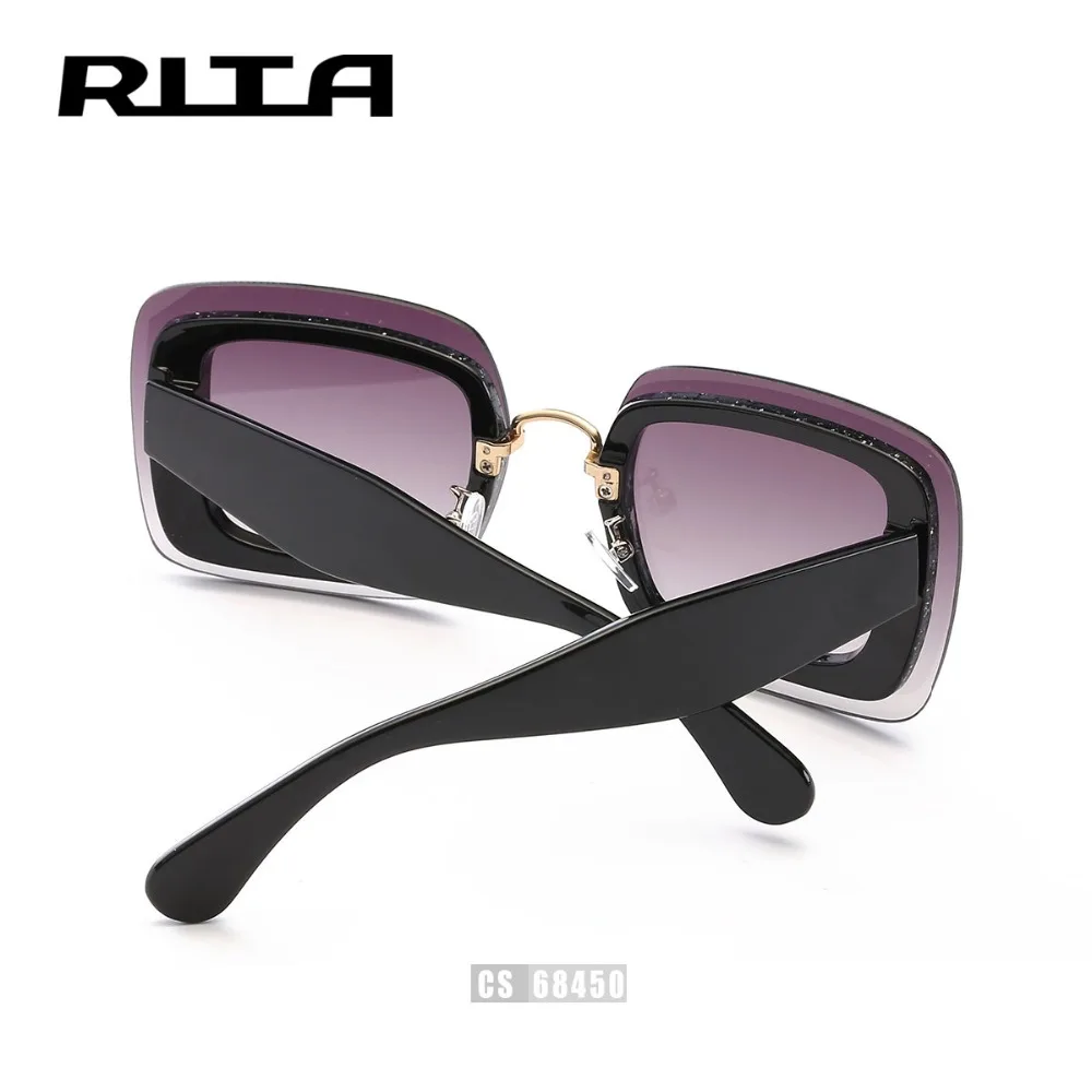 РИТА Мода Квадратная Рамка Вождения Солнцезащитные Очки CS68450 Сиамские Плоским
