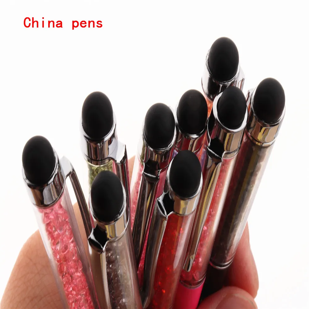 Мода 097, стилус для компьютера, ручка для сенсорного экрана, цвета, кристалл, бизнес, офис, шариковая ручка, ручки для канцелярских принадлежностей, офиса и школы
