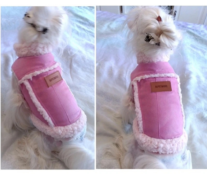 Новинка 2017 года пальто собаки маленьких собак зимние женские Собака Куртка