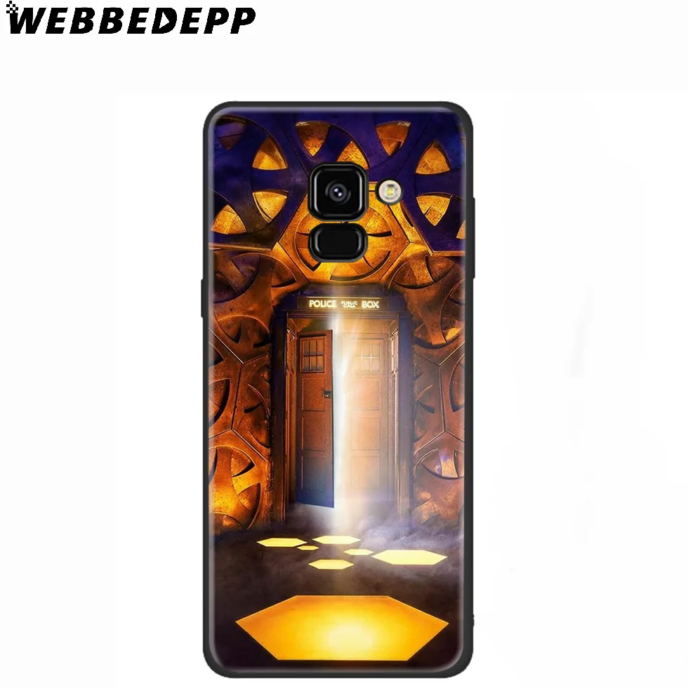 WEBBEDEPP Тардис Коробка Доктор Кто силиконовый чехол для Samsung Galaxy A3 A5 A6 A7 A8 A9 A10 A20 A30 A40