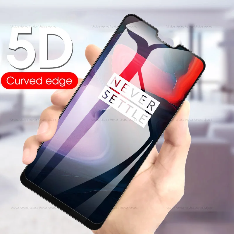 5D закаленное стекло на для Oneplus 6 6 T 5 T 5 Полное покрытие протектор экрана для Oneplus6 One Plus 6 t 5 t 1+ 6 1+ 5 Защитная стеклянная пленка