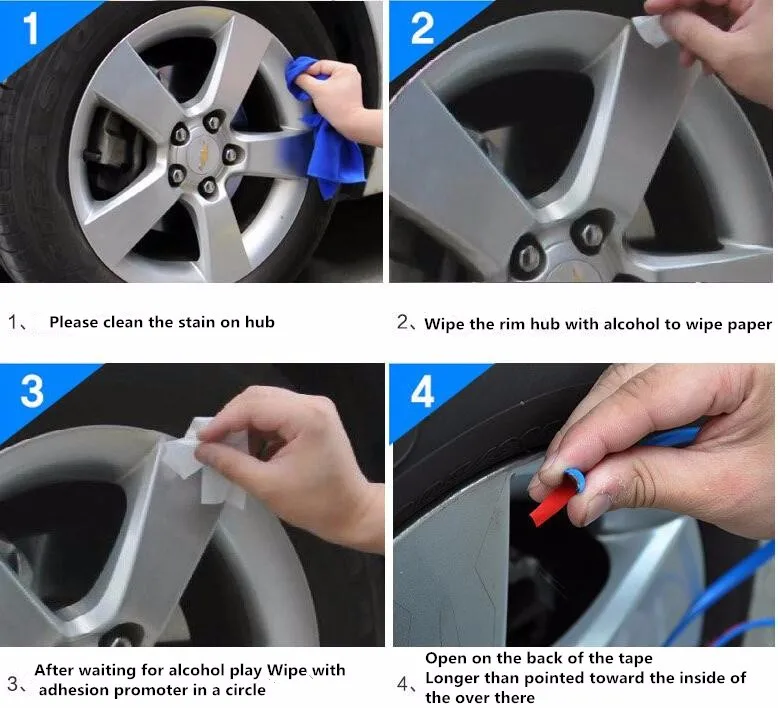 Лидер продаж автомобильный Стайлинг 8 м наклейка на ступицу колеса для Ford mondeo kuga