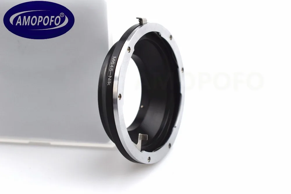 Amopofo Mamiya645-AI адаптер переменного тока, Mamiya 645 M645 объектив для камеры Nikon D300 D3300 D7200 D5200 D800 d3
